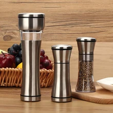 Cheap Stainless Steel ABS Pepper Mill Salt Pepper Mill Manual Spice Sauce Grinder Muller Seasoning Condiment Jar Holder Kitchen Tool Cheap Stainless Steel ABS Pepper Mill Salt Pepper Mill Manual Spice Sauce Grinder Muller Seasoning Condiment Jar Holder Kitchen Tool