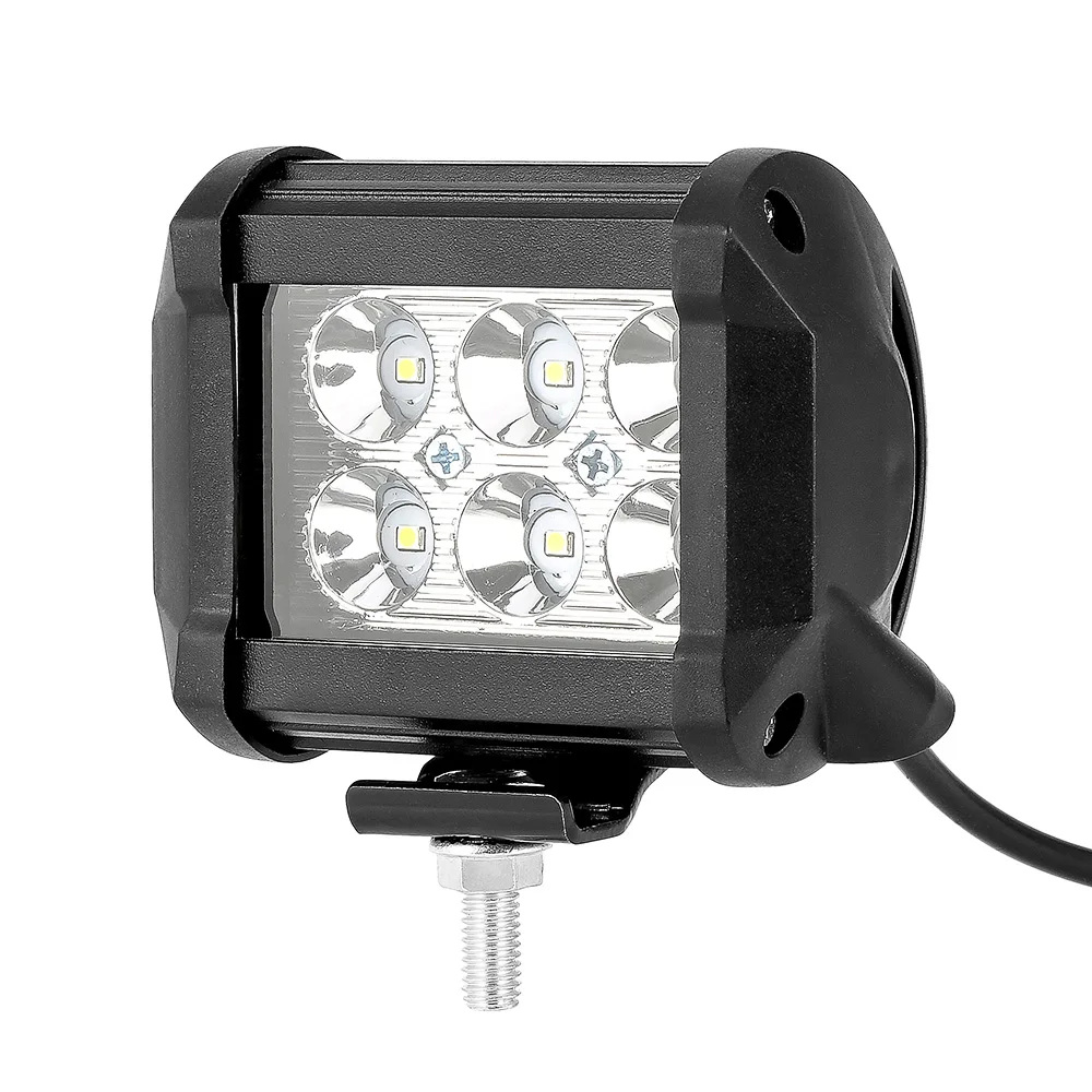 

18W LED bar Spot Beam LED light bar for Jeep Motorcycle Tractor Off Road 4WD 4x4 Truck SUV ATV LED work light 12V Light bar