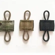 3 шт./лот тактическая эластичная Молл пряжка с лентой фиксатор для PTT стержневая антенна
