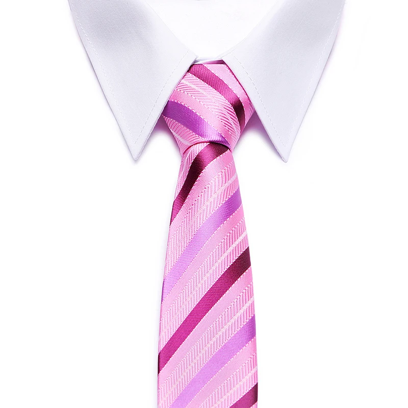 Красно-коричневый Для мужчин с галстуком комплект жаккардовые шелковые галстуки бизнес моды принт Галстуки для Для мужчин 8 см corbatas