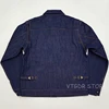 BOB DONG Repro 11MJ veste en Jean plissée 1940s Western Selvage Denim blouson Vintagr Jean Coat ► Photo 2/6