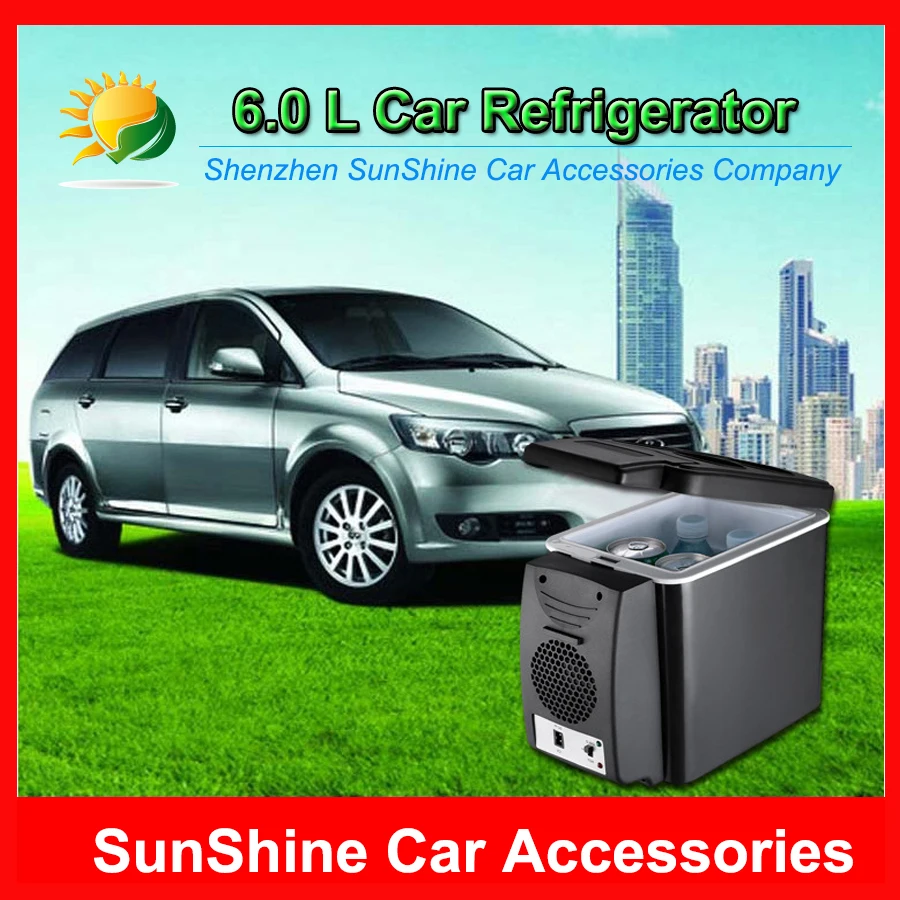 

2015 Newest small portable Car Refrigerator Home Dual-use 6 Liters of Hot And Cold Box Mini Fridge