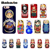 Babaite милые русские куклы матрешка чехол для телефона чехол для iphone 11 Pro 11Pro Max 8 7 6 6S Plus X XS MAX 5 5S SE XR