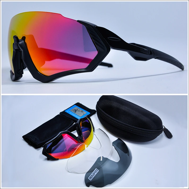 2018 남자 여자 Unisex 사이클링 안경 UV400 사이클링 고글 TR90 사이클링 안경 스포츠 안경 자전거 선글라스 3 렌즈