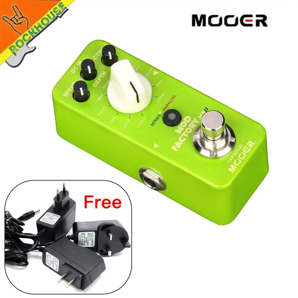 

Mooer MOD Factory MKII Digital Modulation Effects Pedal contains 11 algorithms SERIES/PARALLEL routing control Pro TAP TEMPO