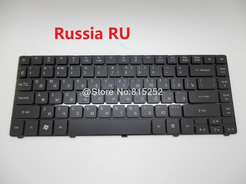 Клавиатура для ноутбука Acer Aspire 4235 4240 4250 4251 4252 4253 4743 4333 скандинавские NE Россия RU