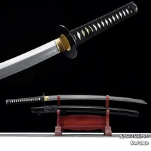 Katana T10 fait à la main avec traitement en argile d'acier, vraie épée de samouraï en vente, prête à couper le bambou, nouvelle collection