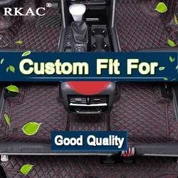 RKAC хорошее качество! Пользовательские полный набор автомобильные коврики для Audi Q7 7 мест 2015-2006 водонепроницаемые нескользящей ковры