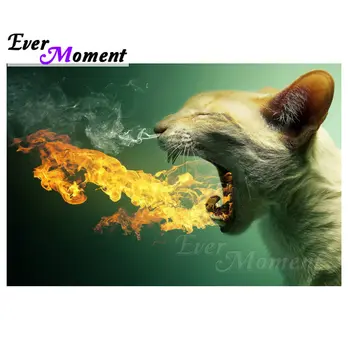

Ever Moment Leopard Fire Diamond Painting 5D DIY Needlework Cross Stitch Handmade Picture Mosaic Full Square Drill S2F1483