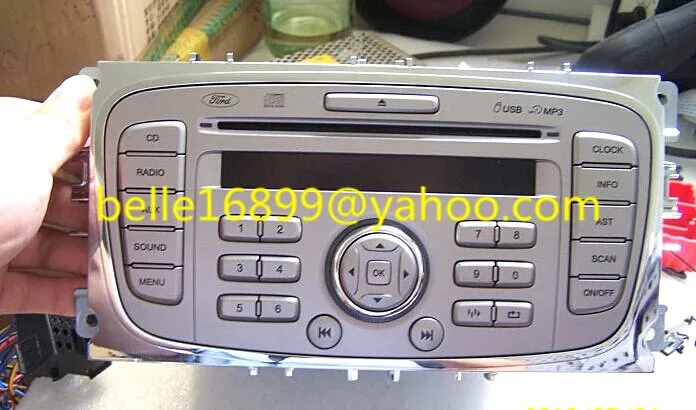 single disc cd radio CD1053 9M5T-18C939-JK with MP3 USB for FORD.