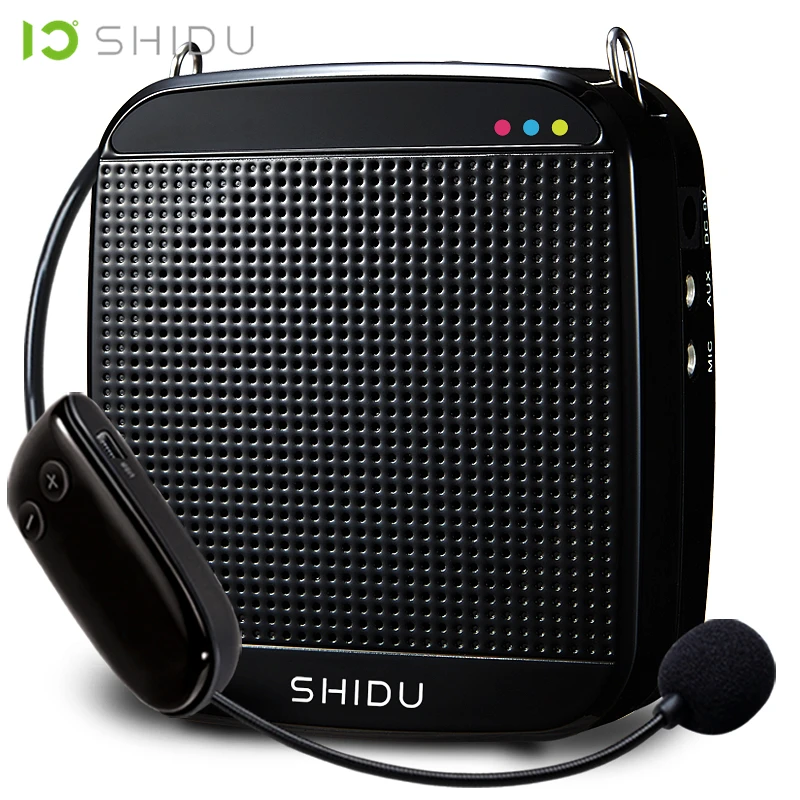 SHIDU S613 беспроводной портативный усилитель голоса UHF мини аудио динамик USB Lautsprecher