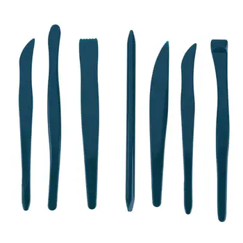 

7PCS Plastic Art Craft Clay Pottery Tools Modeling Sculpting Carving Tools clay sculpture tool multi-functional DIY hand tool