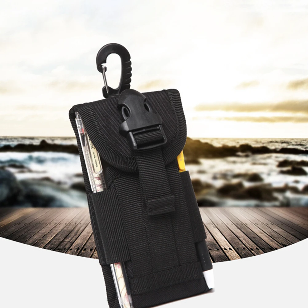 New Black Universal Army Tactical Cell Phone Smartphone Waist Pouch Bag