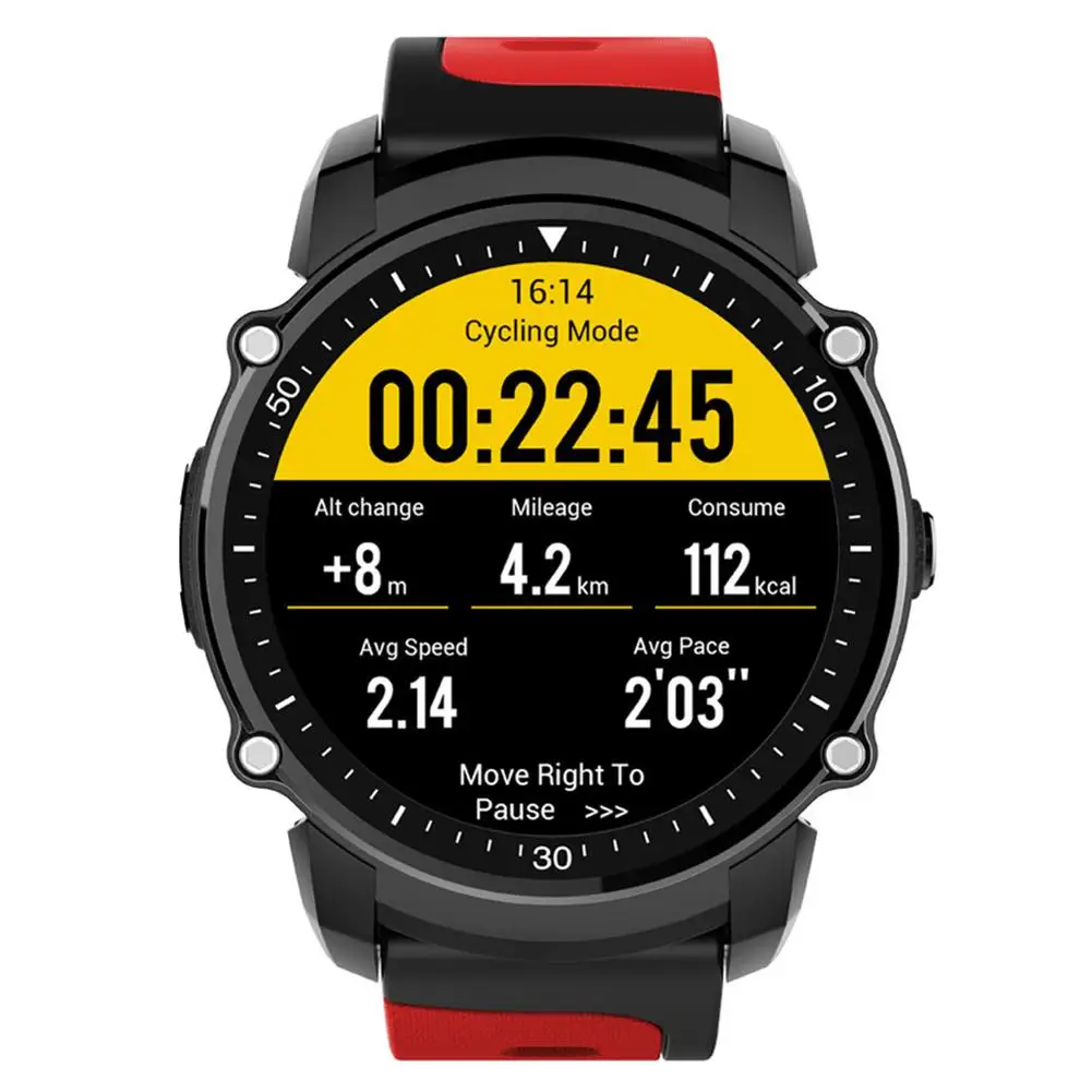 

FS08 Smartwatch MTK2503 GPS IP68 Resistant Bluetooth 4.0 Heart Rate Multi-mode Sports Monitoring