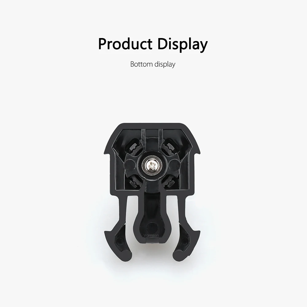 Vamson for Gopro 8 7 6 5 session Accessories Backpack Clip 360 Degree Rotatable Fixed Bracket Base for DJI OSMO for Yi 4K VP526