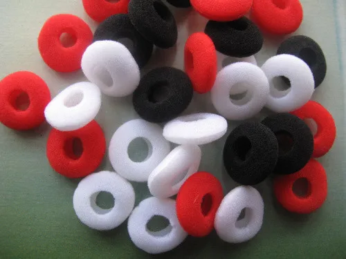 Promotions 3 Color Ear Tips Buds Replacement Soft Sponge Foam Eartips earbuds For 15mm Earphone 200PCS /lot | Электроника