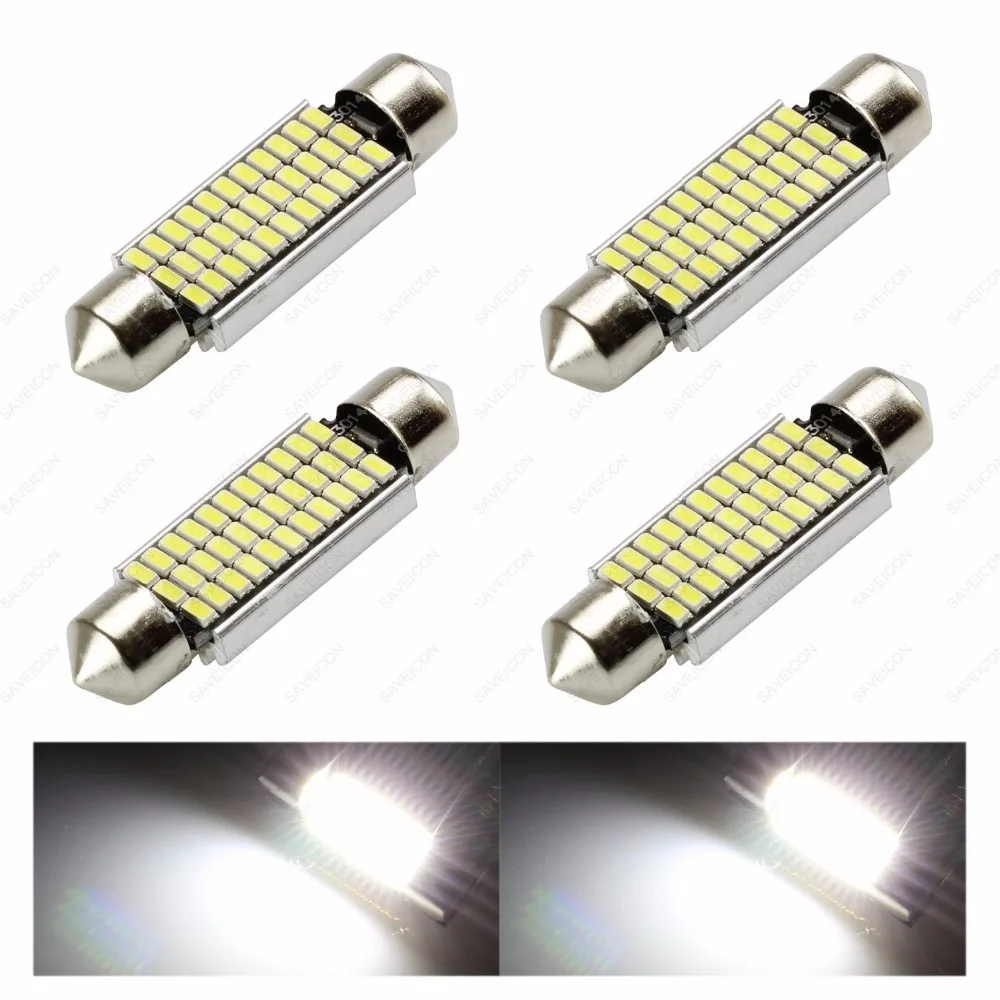 6000K Xenon Wihte 36mm Smd Festoon 16-LED Light Bulbs//Bulb Interior