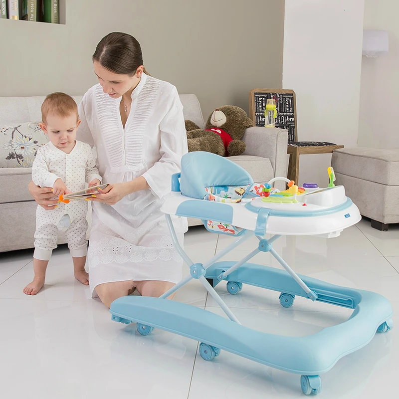 Infant child baby walkers 6/7 to 18 months prevent rollover multi