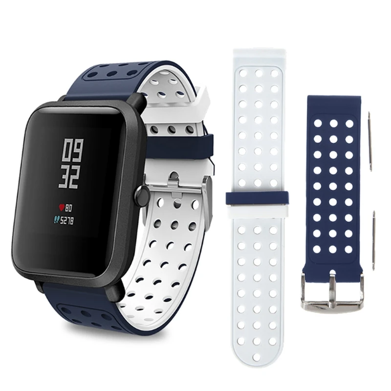 

JAVRICK 20mm Silicone young Color Strap for Samsung Gear S3 for Amazfit Pace Smart Watch gai