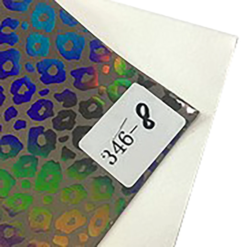 Lychee Life A4 красочные лазерные леопардовые ткани из искусственной кожи высокого качества Синтетическая Кожа DIY швейный материал - Цвет: 8