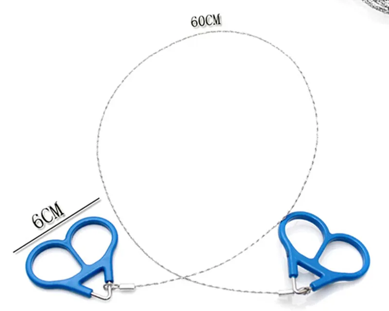 Аварийная походная цепь для пилы из нержавеющей стали кольцо прокрутки путешествия Кемпинг Туризм Охота инструмент выживания самообороны спасательный круг