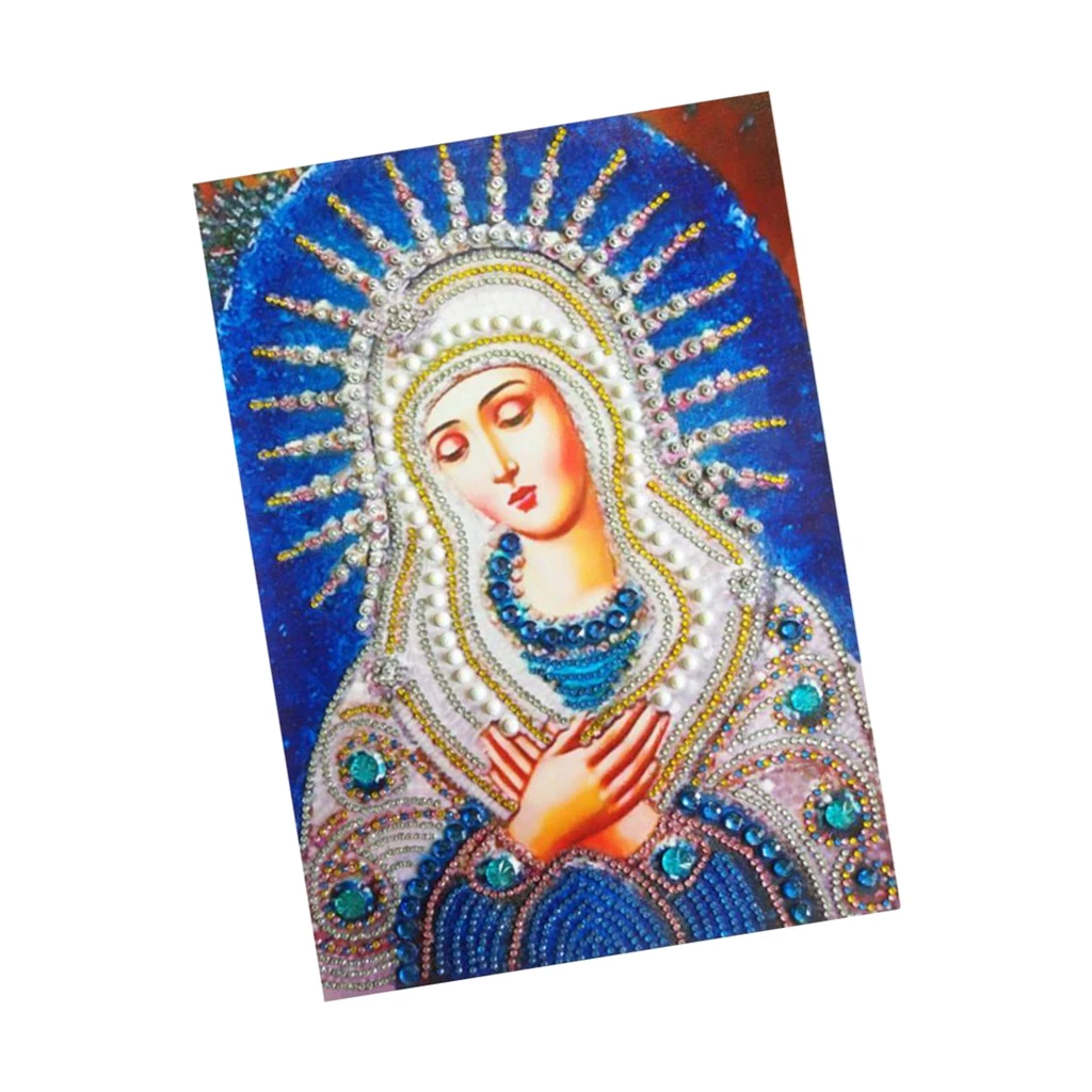 DIY Special Shaped 5D Religion Diamond Painting by Number Kit Partial Drill Rhinestone Embroidery Arts Craft 