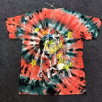 

ASTROWORLD TRAVIS SCOTT t-shirts Travis Scott kanye west EUROPE tour Tie Die Festival Run Tie Dye Tee Men Women T-shirt