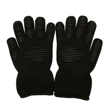 Высокотемпературные противопожарные водонепроницаемые рабочие перчатки, защитные строительные латексные механики, антистатические черные перчатки