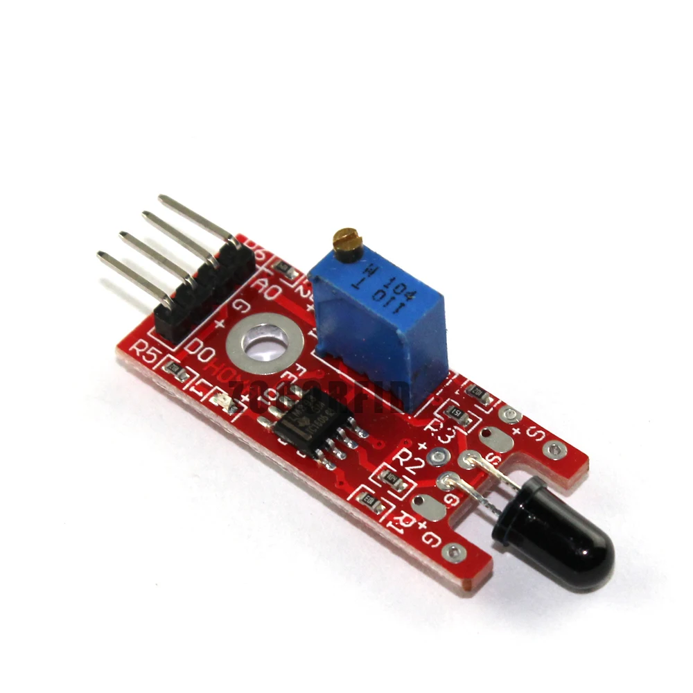 10pcs/lot Flame Sensor Module IR Sensor Detector Smartsense For Temperature Detecting Suitable