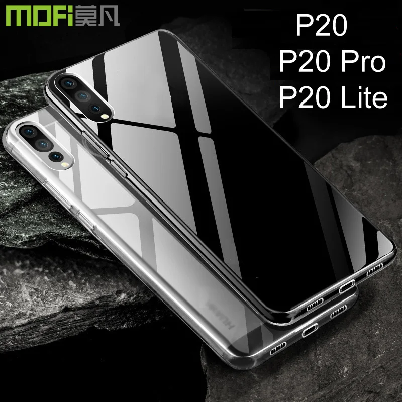 

huawei p20 lite case soft tpu full cover silicone huawai p20 cover back Mofi fitted huawei p20 pro case