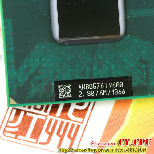 intel cpu ноутбук Core 2 Duo T9600 ЦП 6 м кэш/2,8 ГГц/1066/двухъядерный разъем 479 процессор ноутбука для GM45/PM45
