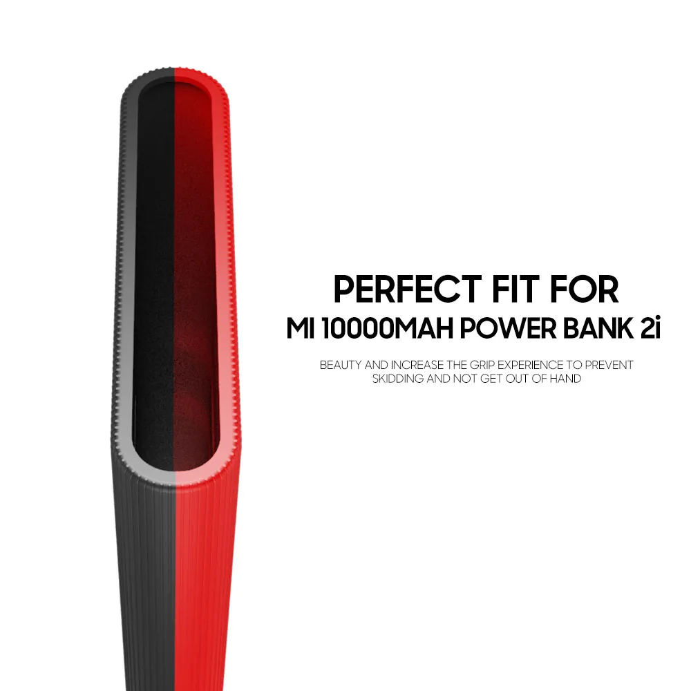Силиконовый защитный чехол с кожаным рукавом сумка для нового Xiaomi Xiao Mi 2 10000 мАч