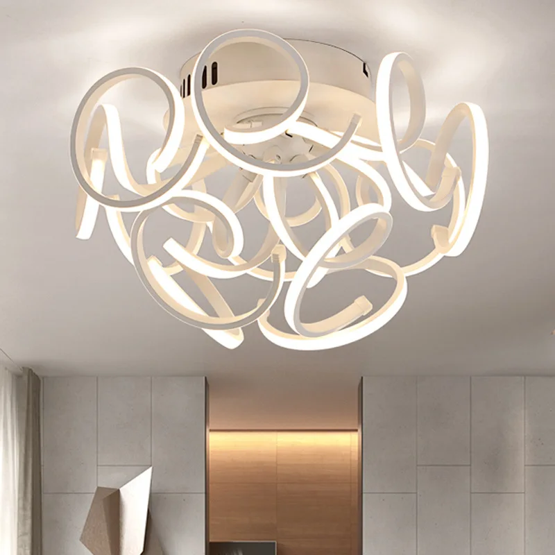 

Parlor Led Pendant Lamp Aluminum Modern Lamp Living Room Ceiling Lamp Bedroom Pendant Lights Fixtures Home Decor Free Shipping
