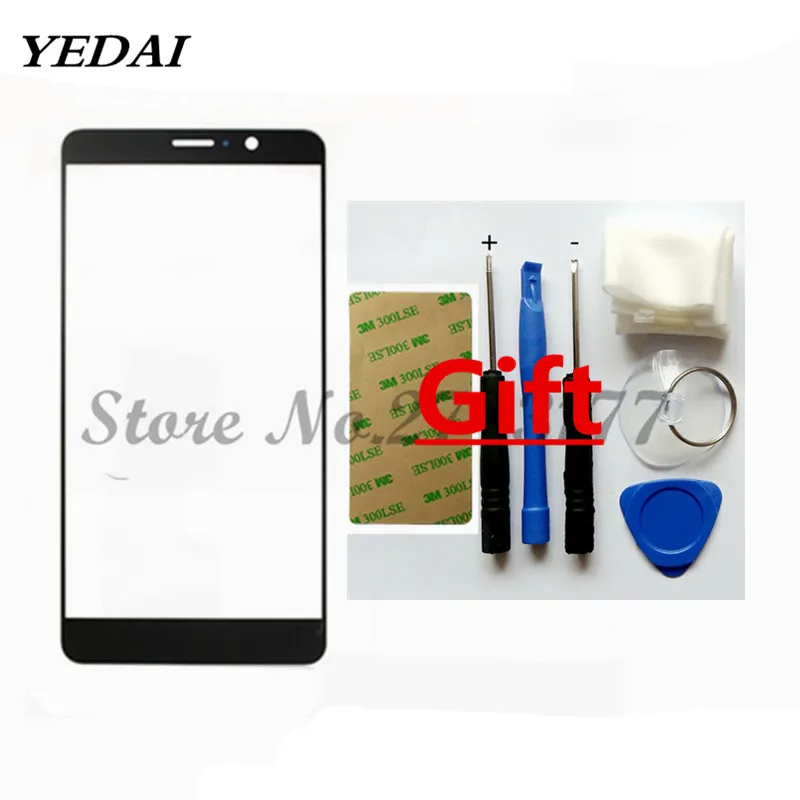 

YEDAI Tools+ New For Huawei Mate 9 Front Outer Screen Glass Replacement Front Touch Screen For Huawei Mate 9 Cover Lens