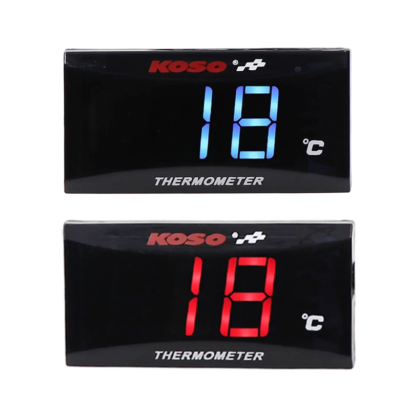 Moto KOSO misuratore di temperatura dell'acqua Mini metro termometro Moto  universale per XMAX300 CB400 MT 07 09 sensore Scooter Racing - AliExpress