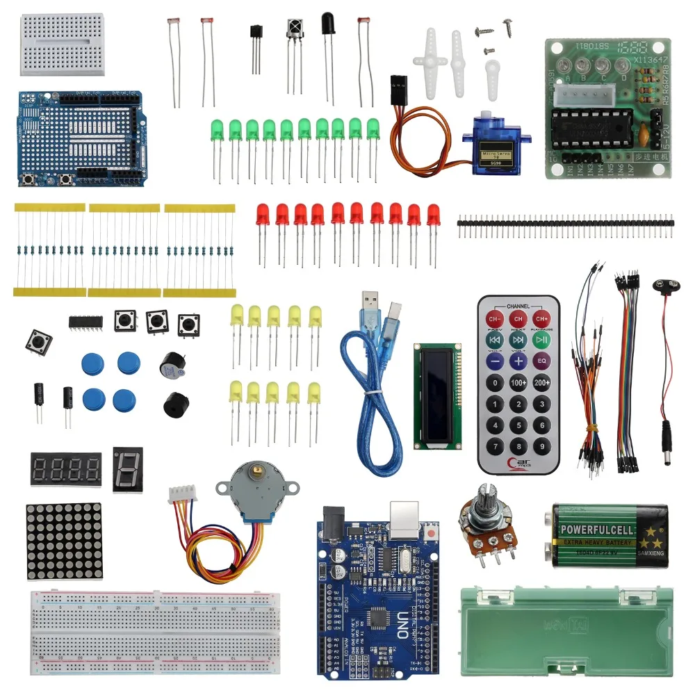 Proster 96 в 1 Набор лабораторный проект для R3 1602 LCD стартовый набор для Arduino Nano Mega 2560 WZ