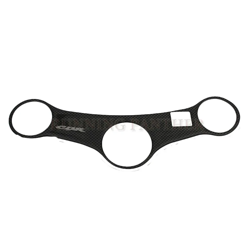 

Motorcycle Sticker Pad Triple Top Three Tree Upper Clamp Front Yoke Protector Carbon Fiber Cover Decal For Honda CBR 1000 04-07