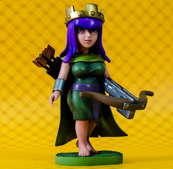 clash of clans archer queen figure toy coc 18cm collector s edition