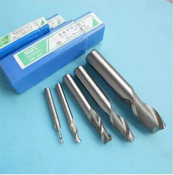 

1 bag 100pcs 2 2.5 3 .4 5 6 7 8 9 10 mmHSS 2Flute End Mills bit CNC Milling Machinery tools Cutting tools