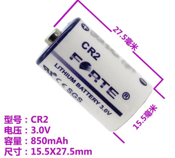 10 шт. CR2 литиевая батарея 3 в интеллектуальный счетчик воды ARM meter PLC meter ram battery