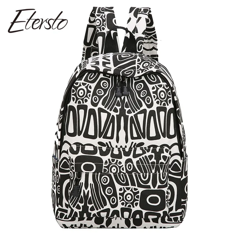 Etersto 2017 Student Backpacks Women Bags For Teenagers Girls Fashion Female Multicolor Backpack High Quality Designer