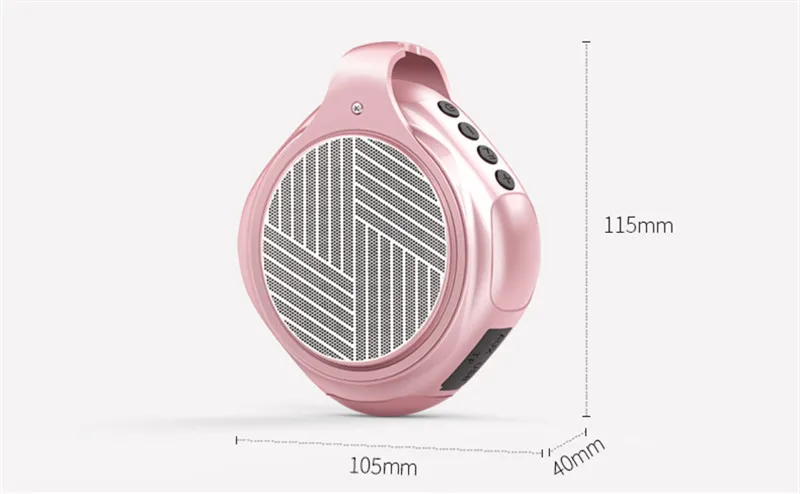 Мини Bluetooth колонки Беспроводной HiFi тяжелый бас мультимедиа мобильный телефон сабвуфер воспроизведения музыки Водонепроницаемый 3D стерео объемный звук
