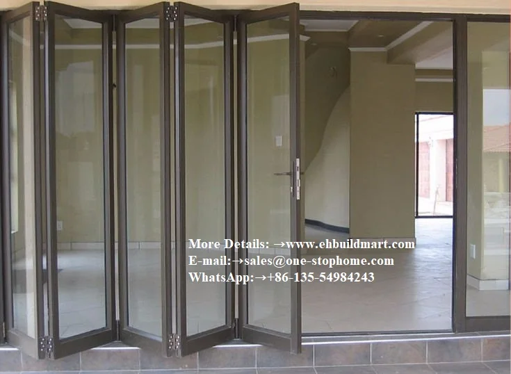 Us 4580 0 Door Unique Top Quality Aluminum Sliding Folding Glass Doors With Grilled Design Australian Standard Aluminium Bathroom In Doors From Home