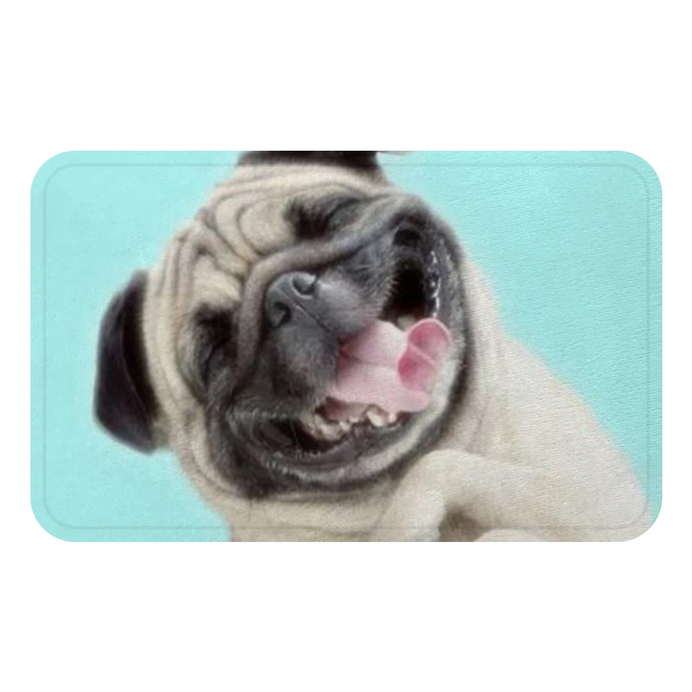 Мультяшная собака Bago Pet Puppy Pop Art охлаждающий коврик для ванной ковер декоративные Противоскользящие коврики комната автомобиль пол бар ковры домашний декор для дверей подарок - Цвет: Цвет: желтый