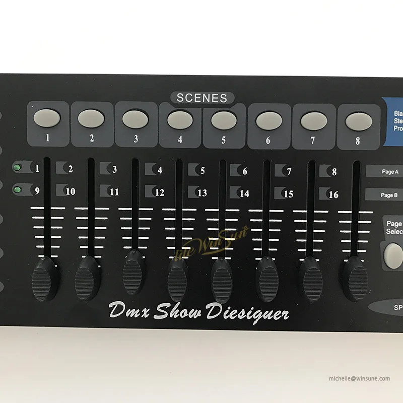 192Ch Wireless DMX 512 DJ System Controller Stage Moving Head Light Console 192 Channels DMX512 for Disco Equipment (2)
