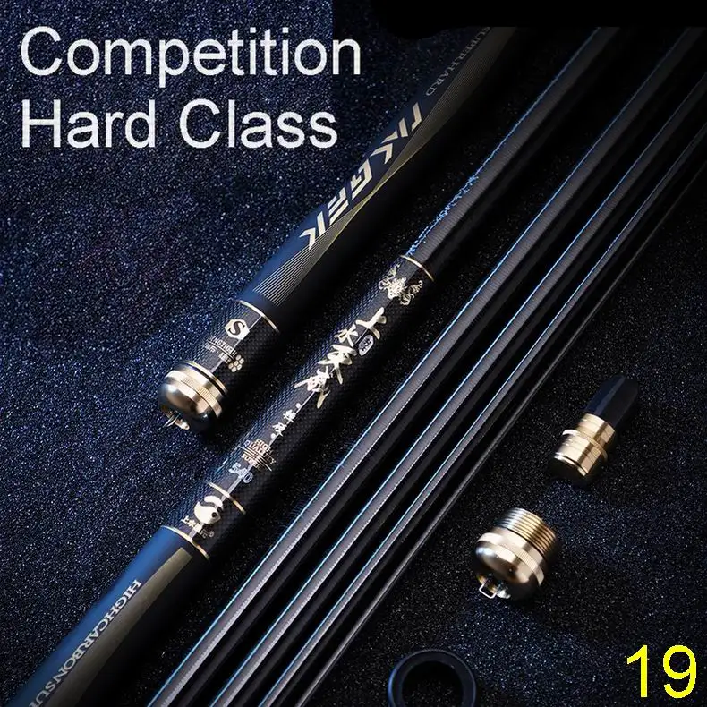 Favo de Mel Vara de Pesca Taigek Consolidado Superlight Superhard Telescópica Alta Qualidade Fibra Carbono Nível Superior 16 vara de pesca telescópica alta qualidade fibra carbono nível superior
