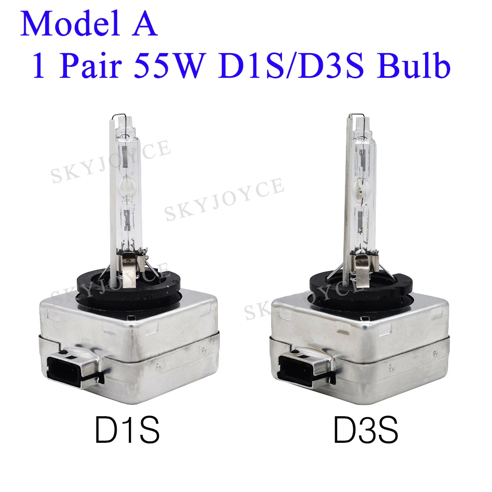 SKYJOYCE 55 Вт Xenon D1S HID лампы D3S 4300 К 5000 К D1R D1S 6000 К 8000 К фар автомобиля лампы 55 Вт D1S D3S комплект балластов для ксенона