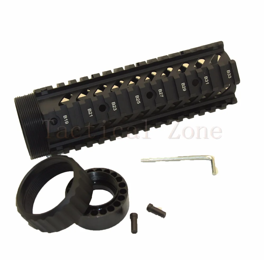 Тактический страйкбол Shoot " 9" 1" M16 M4 AR-15 Quad Rail Handguard Free Float Охотничьи Аксессуары. 223/5. 56 Picatinny Quad Rail