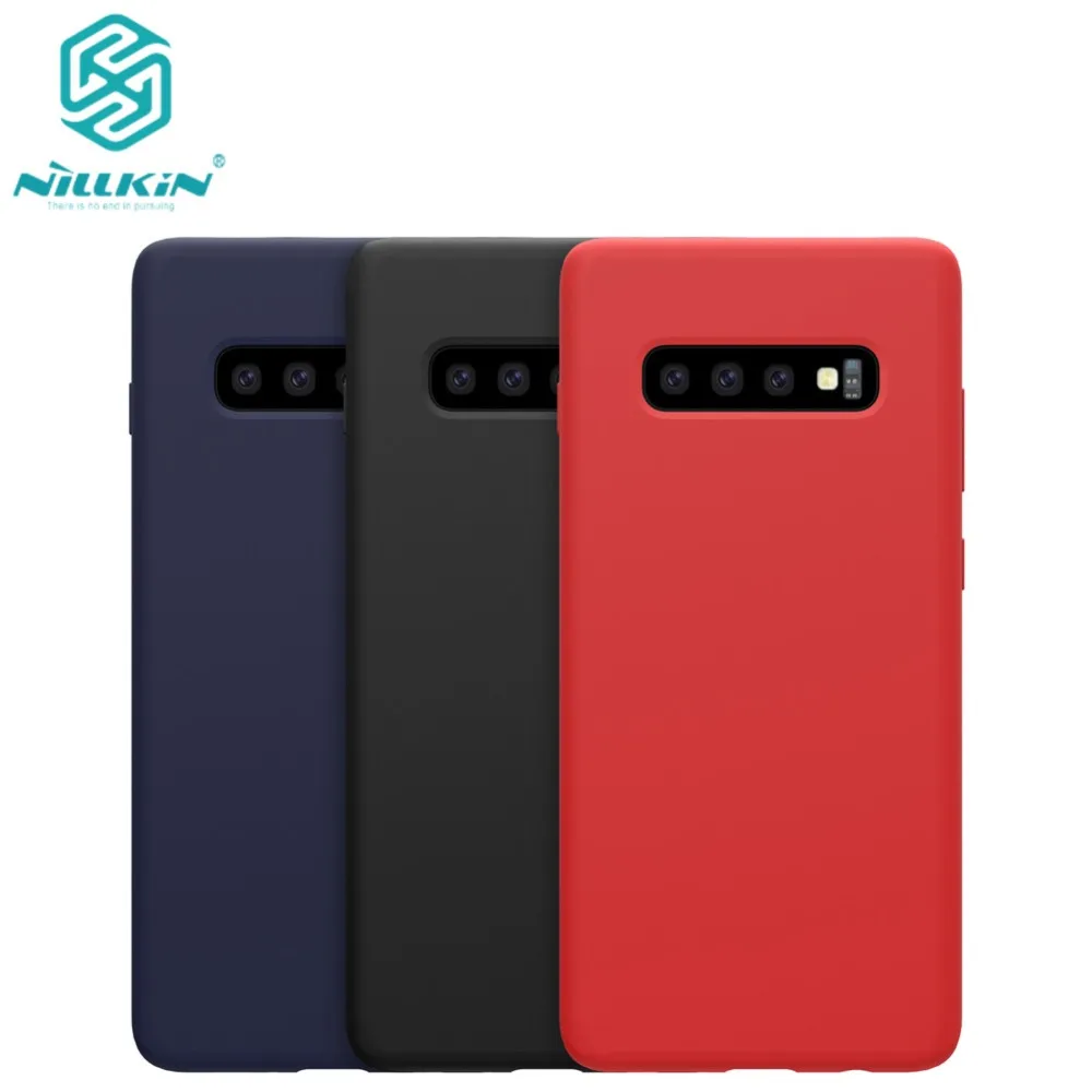 

10pcs/lot Wholesale NILLKIN Flex Pure CASE For Samsung Galaxy S10 Liquid Silicone Rubber Shockproof Phone Case