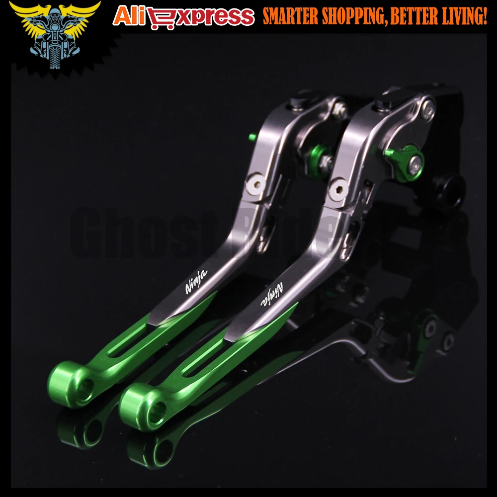 Лазерный Логотип (Ninja) CNC рычаги тормозной муфты для Kawasaki Z1000SX/NINJA 1000/Tourer 2011 2012 2013 2014